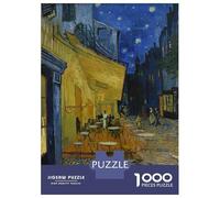 Puzzle Da 1000 Pezzi Per Adolescenti Puzzle Cafe Terrace at Night Puzzle Gioco Pratico Corsa Di Velocità Manuale Offerta Come Regalo Per Tutta La Famiglia 38x26cm/1000pcs