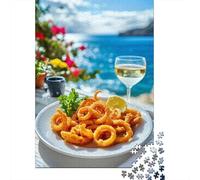 Puzzle Da 1000 Pezzi Per Adolescenti Puzzle Calamari with Sea View Puzzle Giochi Rilassanti Regalo Di Compleanno Regali Antistress 52x38cm/1000pcs