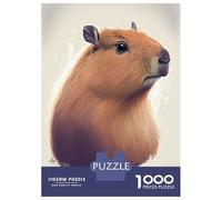 Puzzle Da 1000 Pezzi Per Adolescenti Puzzle Capybara Animal Drawing Puzzle Fai Da Te Giocattoli Per Il Divertimento in Famiglia Per Compleanno, Natale 38x26cm/1000pcs