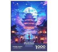 Puzzle Da 1000 Pezzi Per Adolescenti Puzzle Celestial Sakura Temple Puzzle Per Adulti Gioco Per Famiglie Ma Divertente E Umoristico È Ideale Come Regalo 70x50cm/1000pcs