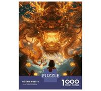 Puzzle Da 1000 Pezzi Per Adolescenti Puzzle Chinese Dragon Fantasy Puzzle Per Adulti Gioco Per Famiglie Analisi E Logica Regali Di Compleanno E Unici 52x38cm/1000pcs