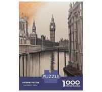 Puzzle Da 1000 Pezzi Per Adolescenti Puzzle City of London Puzzle Per Adolescenti Giochi Rilassanti Decorazione Perfetta Regali Di Compleanno E Unici 38x26cm/1000pcs