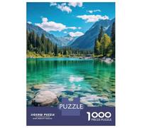 Puzzle Da 1000 Pezzi Per Adolescenti Puzzle Clear Water Mountain Lake Puzzle Giochi Rilassanti Regalo Di Compleanno Regali Antistress 52x38cm/1000pcs