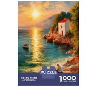 Puzzle Da 1000 Pezzi Per Adolescenti Puzzle Coastal Scene at Sunset Puzzle Per Adolescenti Giochi Rilassanti Decorazione Perfetta Regali Di Compleanno E Unici 70x50cm/1000pcs