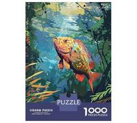 Puzzle Da 1000 Pezzi Per Adolescenti Puzzle Colorful Fish in Underwater Scene Puzzle Per Adulti Giochi Rilassanti Taglio Di Precisione Difficile E Impegnativo 52x38cm/1000pcs