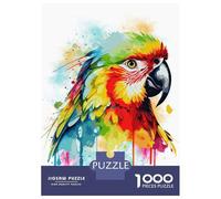 Puzzle Da 1000 Pezzi Per Adolescenti Puzzle Colorful Parrot Bird Art Puzzle Per Adulti Giochi Rilassanti Ma Divertenti E Umoristici È Ideale Come Regalo 52x38cm/1000pcs