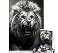 Puzzle da 1000 pezzi per adolescenti puzzle con contrasto di Lionhearted decorazione da parete regali di compleanno gioco educativo aiuta a esercitare il cervello dimensioni 50x75cm