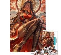 Puzzle da 1000 pezzi per adolescenti puzzle con dee cinesi gioco rompicapo taglio di precisione ideale per compleanni e Natale (dimensioni 38x26cm)