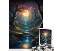 Puzzle da 1000 pezzi per adolescenti puzzle con fate favole giocattoli antistress idee regalo gioco per famiglie allena il cervello e le mani dimensioni 50x75cm