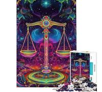 Puzzle da 1000 pezzi per adolescenti puzzle con la Bilancia Cosmica puzzle per adulti gioco divertente decorazione perfetta per compleanno e Natale (dimensioni 38x26cm)