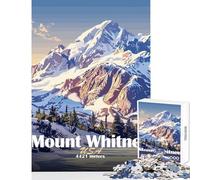 Puzzle da 1000 pezzi per adolescenti puzzle con paesaggio del Monte Whitney giocattoli antistress idee regalo gioco per famiglie allena il cervello e le mani dimensioni 38x52cm