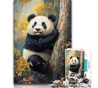 Puzzle da 1000 pezzi per adolescenti, puzzle con panda della foresta, giocattoli educativi per l'apprendimento, giochi per famiglie, regali e compleanni unici (dimensioni 75x50cm)