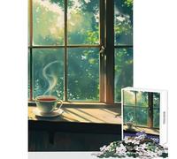 Puzzle da 1000 pezzi per adolescenti puzzle con raggio di sole attraverso il verde giocattolo educativo regali di compleanno giochi divertenti collezione di artisti belle arti dimensioni 38x26cm