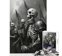 Puzzle da 1000 pezzi per adolescenti puzzle con scheletro dell'esercito decorazioni per la casa giocattoli idee regalo per giochi educativi allena il tuo cervello e le tue mani dimensioni 38x26cm