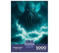 Puzzle Da 1000 Pezzi Per Adolescenti Puzzle Cthulhu Rising Puzzle Gioco Pratico Corsa Di Velocità Manuale Offerta Come Regalo Per Tutta La Famiglia 52x38cm/1000pcs