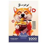 Puzzle Da 1000 Pezzi Per Adolescenti Puzzle Cute Corgi Ramen Puzzle Per Adolescenti Giochi Rilassanti Decorazione Perfetta Regali Di Compleanno E Unici 70x50cm/1000pcs