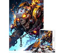 Puzzle da 1000 pezzi per adolescenti puzzle cyberpunk bruto cyborg giocattoli antistress idee regalo gioco per famiglie allena il cervello e le mani dimensioni 38x52cm