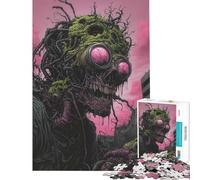 Puzzle da 1000 pezzi per adolescenti puzzle cyberpunk zombie per adulti giochi divertenti difficile ideale per compleanni e Natale (dimensioni 38x52cm)
