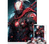 Puzzle da 1000 pezzi per adolescenti puzzle Cyborg Samurai 1000 pezzi gioco rilassante regalo per donne e uomini taglio di precisione (38x26cm)