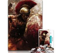 Puzzle da 1000 pezzi per adolescenti puzzle da dipingere con guerrieri spartani per adulti per giochi educativi giocattoli da regalare a tutta la famiglia 75x50cm