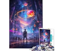 Puzzle da 1000 pezzi per adolescenti puzzle dal mondo magico per adulti giochi divertenti e difficili ideale per compleanni e Natale (dimensioni 50x75cm)