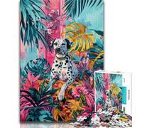 Puzzle da 1000 pezzi per adolescenti puzzle dalmata della foresta pluviale per adulti regalo divertente e attività per la casa giocattolo per i giorni di pioggia 75x50cm