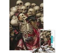 Puzzle da 1000 pezzi per adolescenti puzzle "Danza della morte" per adulti giochi divertenti decorazione murale esercizio per il cervello (dimensioni 38x26cm)