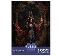 Puzzle Da 1000 Pezzi Per Adolescenti Puzzle Dark Fantasy Lilith Puzzle Gioco Pratico Corsa Di Velocità Manuale Offerta Come Regalo Per Tutta La Famiglia 52x38cm/1000pcs