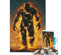 Puzzle da 1000 pezzi per adolescenti puzzle del Golem di Lava per adulti gioco pratico ideale per passare il tempo in casa regali di Natale e compleanno (dimensioni 38x52cm)