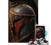 Puzzle da 1000 pezzi per adolescenti puzzle del guerriero Sparta per adulti giochi divertenti decorazione murale stimola l'esercizio mentale (dimensioni 38x26cm)
