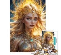 Puzzle da 1000 pezzi per adolescenti puzzle della dea cosmica Aurora per adulti gioco pratico di analisi e logica regalo antistress (dimensioni 50x75cm)