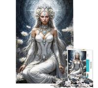 Puzzle da 1000 pezzi per adolescenti puzzle della Dea della Luce per adulti gioco pratico di analisi e logica ottimo regalo per gli appassionati di videogiochi (dimensioni 38x26cm)