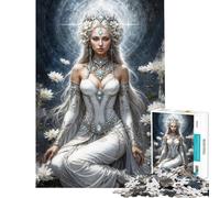 Puzzle da 1000 pezzi per adolescenti puzzle della Dea della Luce per adulti gioco pratico difficile antistress regalo (dimensioni 50x75cm)