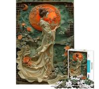 Puzzle da 1000 pezzi per adolescenti puzzle della Dea della Luna per adulti gioco pratico di analisi e logica ottimo regalo per gli appassionati di videogiochi (dimensioni 38x26cm)