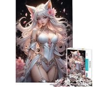 Puzzle da 1000 pezzi per adolescenti puzzle della Dea Foxfire per adulti giocattolo fai da te ideale per passare il tempo in casa gioco stimolante regalo (dimensioni 50x75cm)