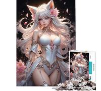 Puzzle da 1000 pezzi per adolescenti puzzle della Dea Foxfire per adulti giochi divertenti vacanze a casa passatempo compleanno e altro (dimensioni 38x52cm)