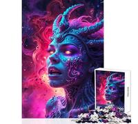 Puzzle da 1000 pezzi per adolescenti puzzle della strega dell'inferno giocattolo educativo regalo per compleanni gioco impossibile difficile e impegnativo dimensioni 38x52cm