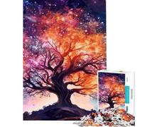 Puzzle da 1000 pezzi per adolescenti puzzle dell'albero magico per adulti giochi rilassanti migliorano la memoria regalo per amici e familiari (dimensioni 50x75cm)