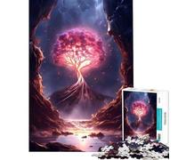 Puzzle da 1000 pezzi per adolescenti puzzle dell'albero mistico per adulti gioco pratico sfida difficile da completare (dimensioni 38x52cm)