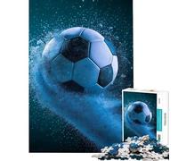Puzzle da 1000 pezzi per adolescenti puzzle di calcio puzzle tempesta di sabbia per adulti giocattolo decorativo da parete migliora la memoria riduce lo stress regalo (dimensioni 38x52cm)