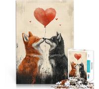 Puzzle da 1000 pezzi per adolescenti Puzzle Dogs in Love Lernspielzeug für die ganze Familie Eltern-Kind-Interaktion75x50cm