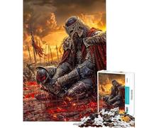 Puzzle da 1000 pezzi per adolescenti puzzle "Dopo la battaglia" per adulti gioco rompicapo difficile regalo per amici e familiari (dimensioni 38x52cm)