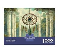Puzzle Da 1000 Pezzi Per Adolescenti Puzzle Dreamcatcher with Eye in Forest Puzzle Per Adulti Gioco Per Famiglie Ma Divertente E Umoristico È Ideale Come Regalo 70x50cm/1000pcs