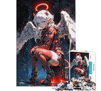 Puzzle da 1000 pezzi per adolescenti puzzle Dualità angelica per adulti gioco pratico decorazione da parete compleanno e Natale (dimensioni 50x75cm)