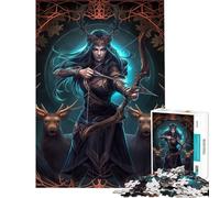 Puzzle da 1000 pezzi per adolescenti puzzle "Echi della caccia selvaggia" per adulti giochi divertenti regali per donne giochi stimolanti (dimensioni 50x75cm)