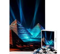 Puzzle da 1000 pezzi per adolescenti Puzzle Egitto Piramidi Giocattoli antistress Regali di Babbo Natale segreto Giochi rilassanti Migliorare l'amore tra coppie Dimensioni 38x52cm