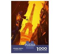 Puzzle Da 1000 Pezzi Per Adolescenti Puzzle Eiffel Tower View Puzzle Gioco Pratico Corsa Di Velocità Manuale Offerta Come Regalo Per Tutta La Famiglia 52x38cm/1000pcs
