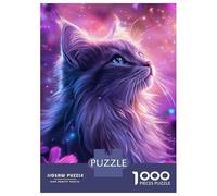 Puzzle Da 1000 Pezzi Per Adolescenti Puzzle Enchanted Feline Gaze -1 Puzzle Giocattoli Antistress Decorazione Da Parete Per Compleanno, Natale 52x38cm/1000pcs