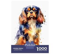Puzzle Da 1000 Pezzi Per Adolescenti Puzzle English Toy Spaniel Puzzle Per Adulti Giocattolo Decorazione Da Parete Un'opera D'arte Difficile E Stimolante 52x38cm/1000pcs