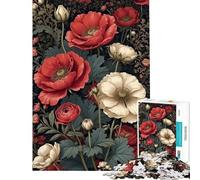 Puzzle da 1000 pezzi per adolescenti puzzle "Eternal Poppy Elegance" per adulti giochi divertenti decorazioni murali che aiutano ad allenare il cervello (dimensioni 38x52cm)